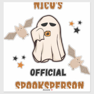 Cute NICU Halloween NICU official spooksperson