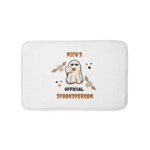 Cute NICU Halloween  NICU official spooksperson  Bath Mat
