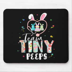 Cute Nicu Picu Landd Nurse Easter Day Stethoscope Mouse Pad