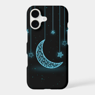Cute Night Glowing Moon & Stars