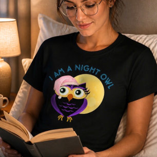 Cute Night Owl T-Shirt