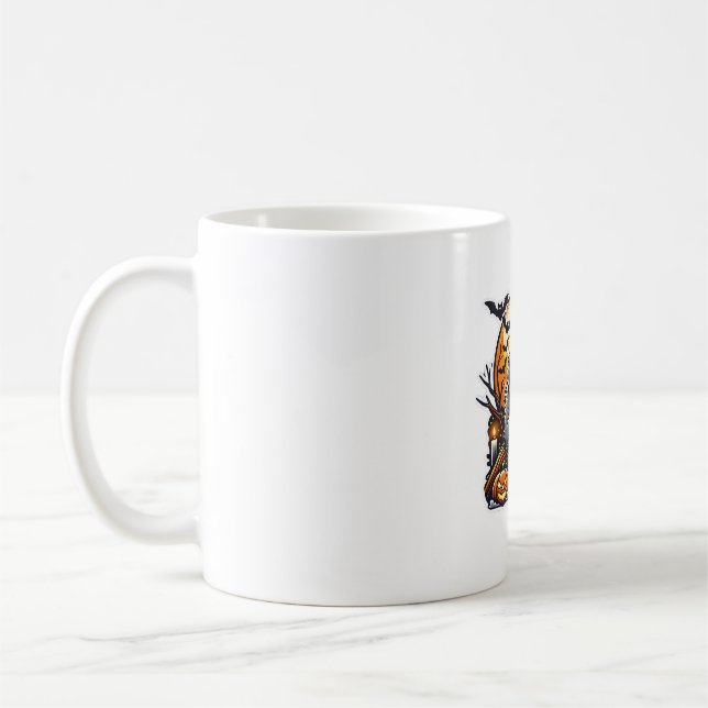 Cute Night Sloth Halloween Classic T-Shirt Coffee Mug (Left)