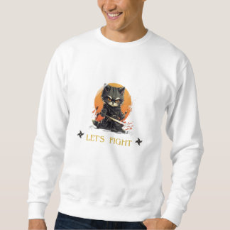 Cute ninja cat sweatshirt