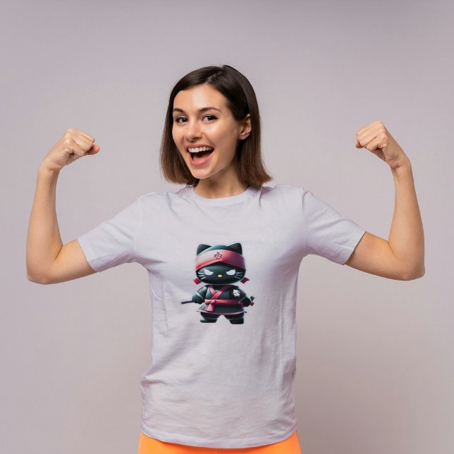 Cute Ninja Cat T-shirt (Creator Uploaded)