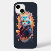 Cute Ninja Cat Warrior Design