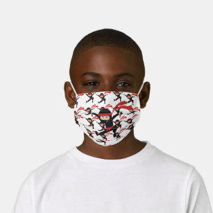 Cute Ninja Ninjas Kids' Cloth Face Mask