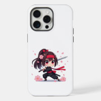 Cute ninja warrior blossom girl