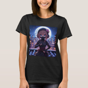 Cute ninja warrior girl T-Shirt
