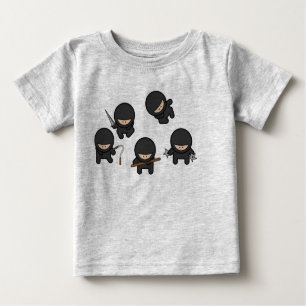 Cute Ninjas Baby T-Shirt