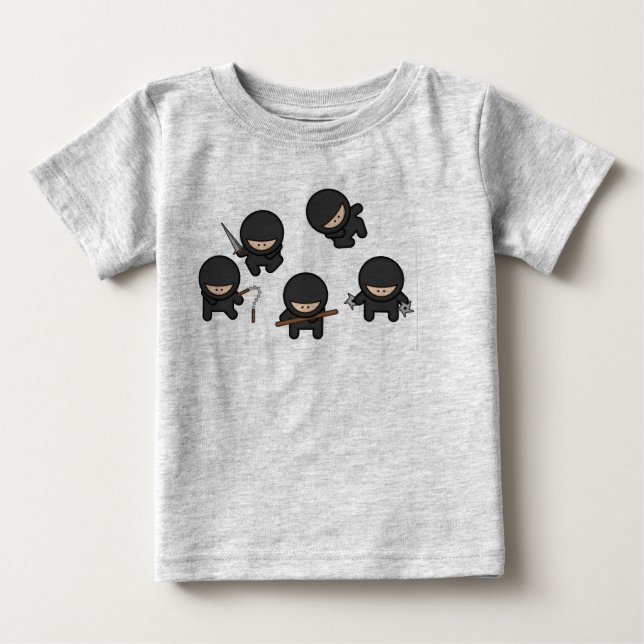 Cute Ninjas Baby T-Shirt (Front)