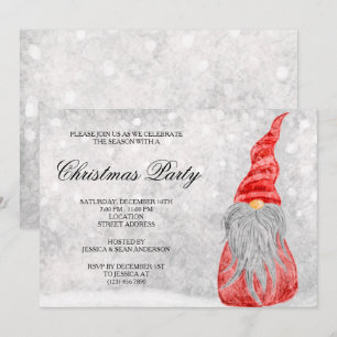 Cute Nisse Christmas Invitation