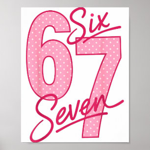 Cute Nk 67 Valentine Six Seven Funny Meme Women Gi Poster