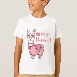 Cute 'No Prob Llama!' Kids T-Shirt
