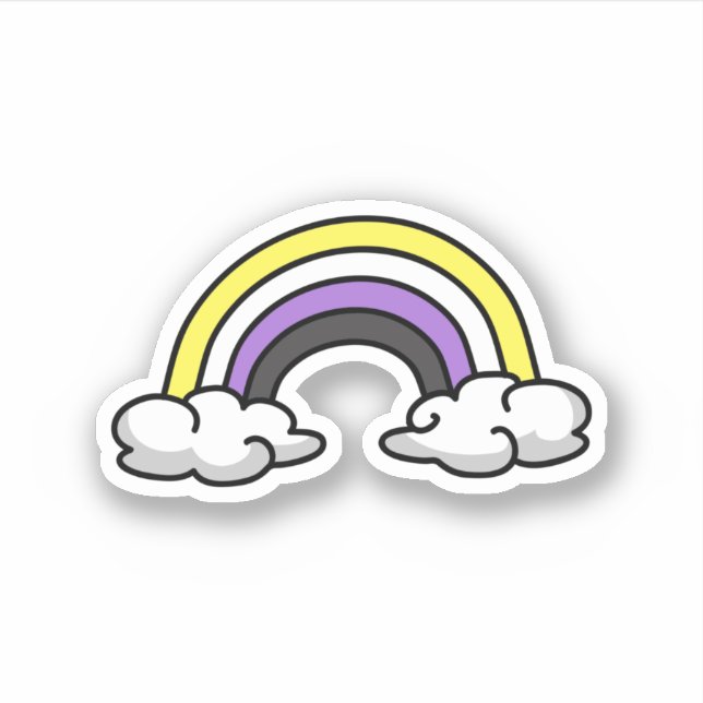 Cute Nonbinary Rainbow (Front)