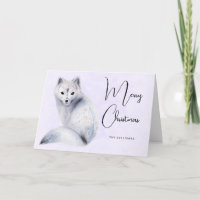Cute Nordic Fox with Floral Markings Christmas