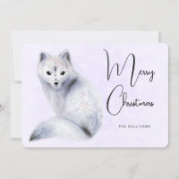 Cute Nordic Fox with Floral Markings Christmas