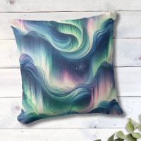 Cute Northern Lights Design, Navy, Green, Purple