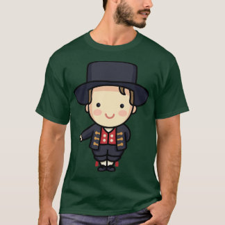 Cute Norwegian Boy in Traditional Clothing T-Shirt