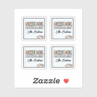 Cute Notebook Paper School Psychologist