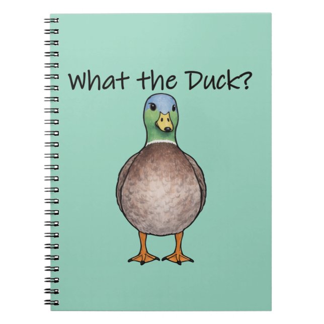 Cute Notebook with Duck (Front)