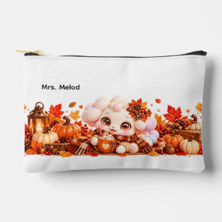 Cute Nubi Fall Makeup Bag Editable