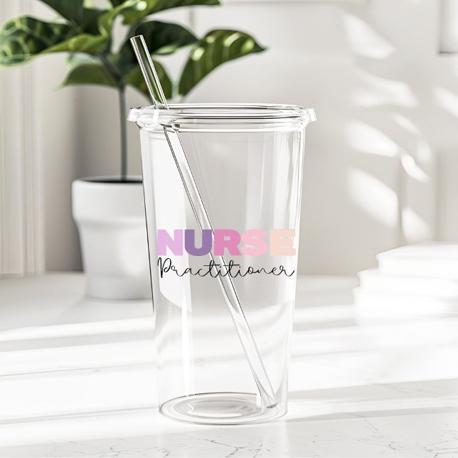 Cute Nurse Appreciation Gifts Trendy Nursing Acrylic Tumbler (Creator Uploaded)
