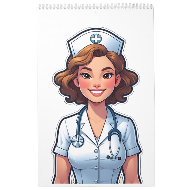 Cute Nurse  Calendar (Cover)