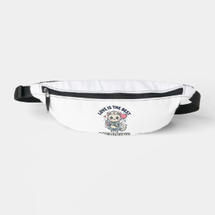 Cute Nurse Cat Love Is the Best Medicine Design_1 Bum Bags