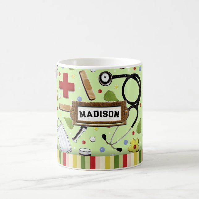 Cute Nurse Coffee Mug (Center)