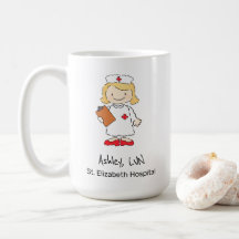 Cute Nurse Doctor Personalized Cartoon