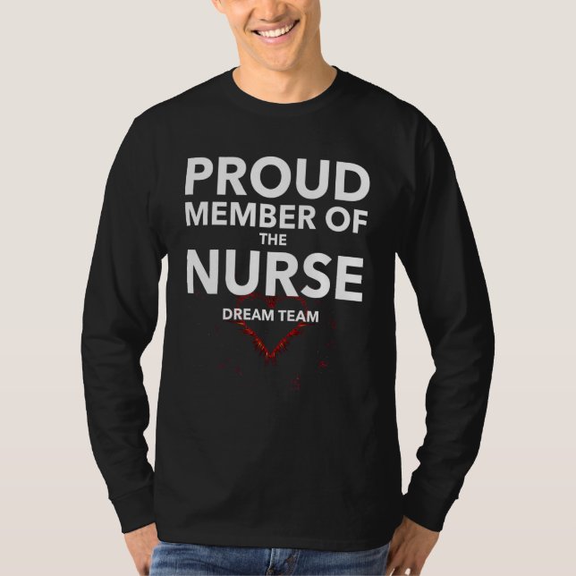 Cute Nurse Dream Team T-Shirt (Front)