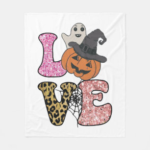 Cute Nurse Ghost Halloween Fleece Blanket