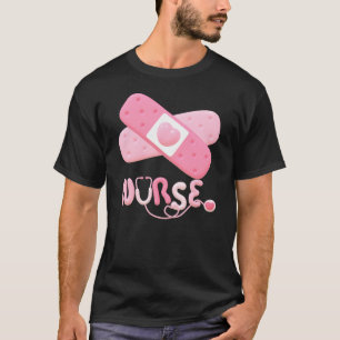 Cute Nurse Heart Bandage T-Shirt