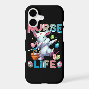 Cute Nurse Life Dabbing Easter Bunny