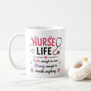 Cute Nurse Mug Nurse Life Gift for Nurse