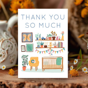 Cute Nursery BABY SHOWER GIFTS Thank You Card
