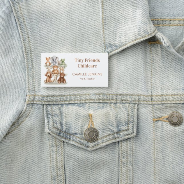 Cute Nursery Childcare Name Tag (In Situ)