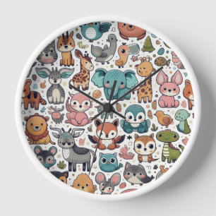 Cute nursery clock