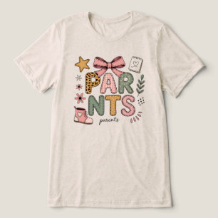 Cute Nursery Style New Parents Gift Tri-Blend Shirt