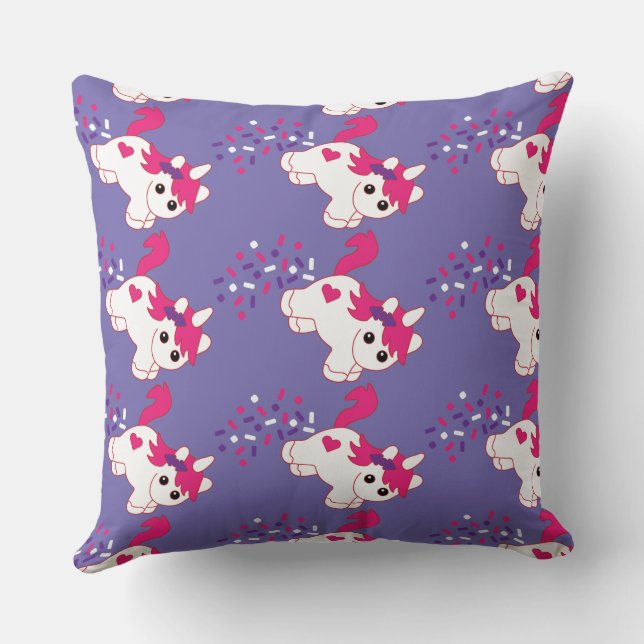Cute Nursery Unicorn Decor     Cushion (Back)