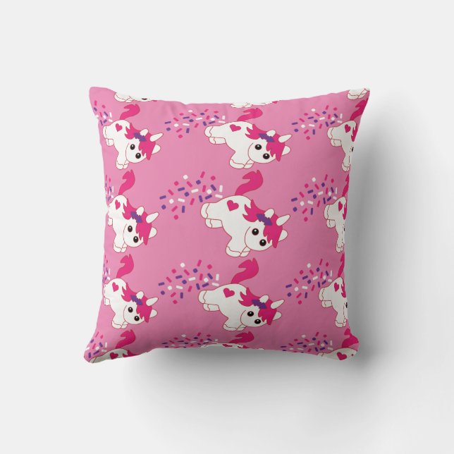 Cute Nursery Unicorn decor     Cushion (Back)