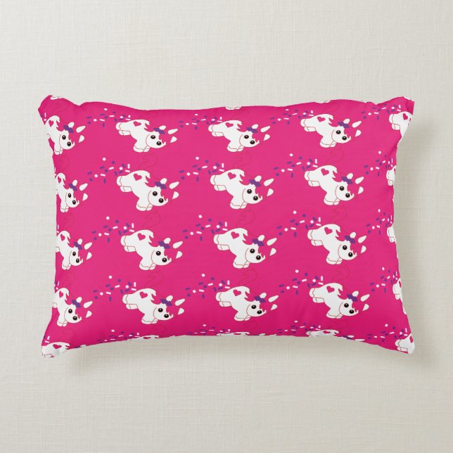 Cute Nursery Unicorn Decor   Decorative Cushion (Front)