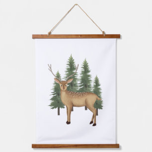 Cute Nursery Woodland Animal Wall Art Decor 