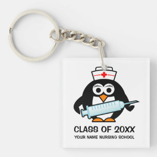 Cute nursing school graduation class of 2024 key ring