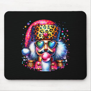 Cute Nutcracker Blowing Bubble Gum Nk Christmas Pa Mouse Pad