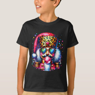 Cute Nutcracker Blowing Bubble Gum Nk Christmas Pa T-Shirt