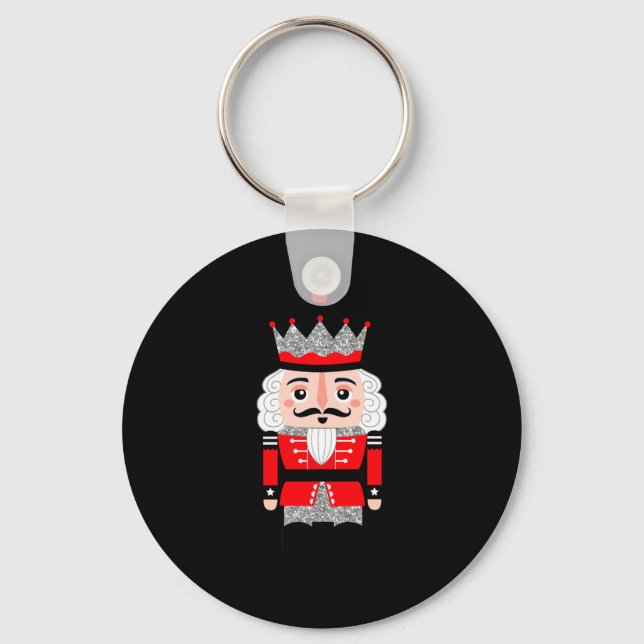 Cute Nutcracker Christmas Womens  Key Ring (Front)