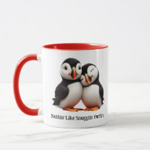 Cute Nuthin' Like Snugglin' Puffins