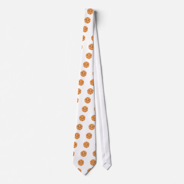 Cute Oatmeal Raisin Cookie Tie (Front)