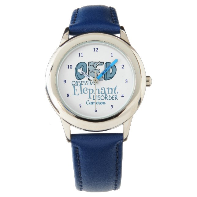 Cute Obsessive Elephant Disorder Watch (Front)